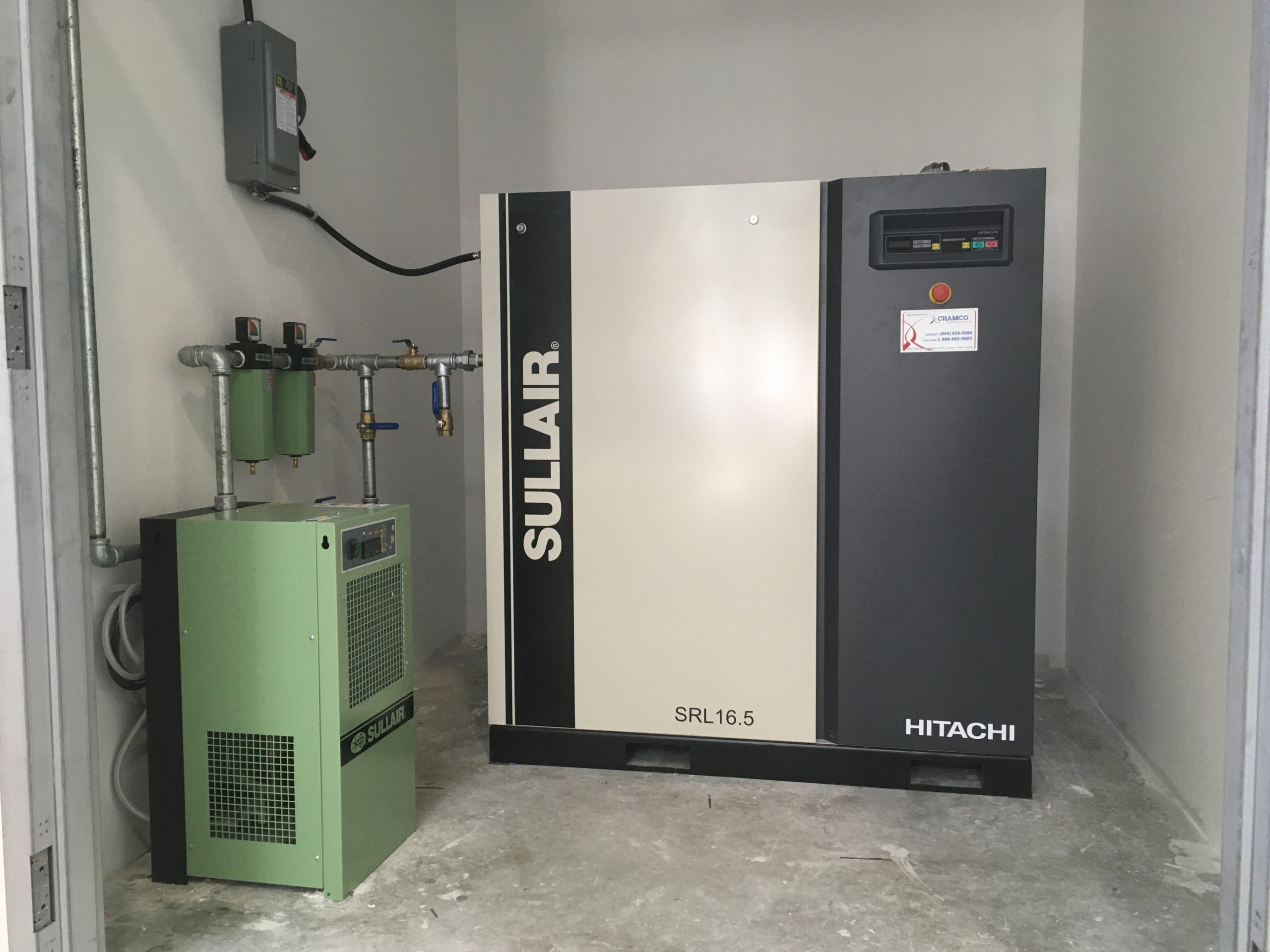 Sullair Oil Free Scroll Compressor