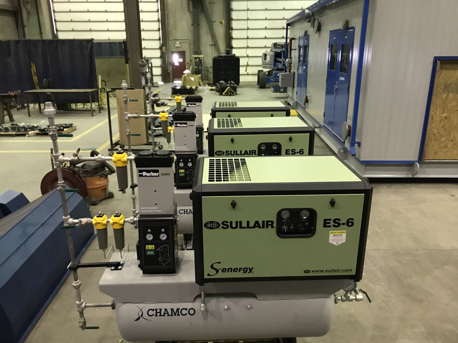 rotary screw air compressors